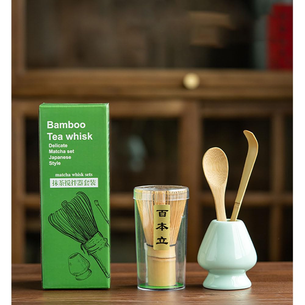 Amazon.co.jp: 茶道具 3点セット 百本立 茶筅 茶さじ 茶杓 竹製 抹茶