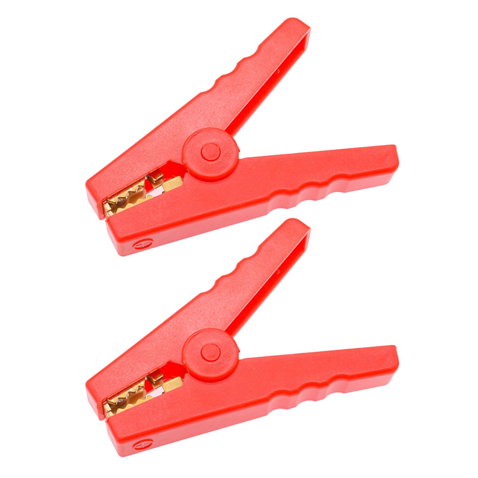 Msioytog Red Duty Battery Clamps Insulated Clamps For Safe Electrical Connection Automotive And Solar Applications Copper