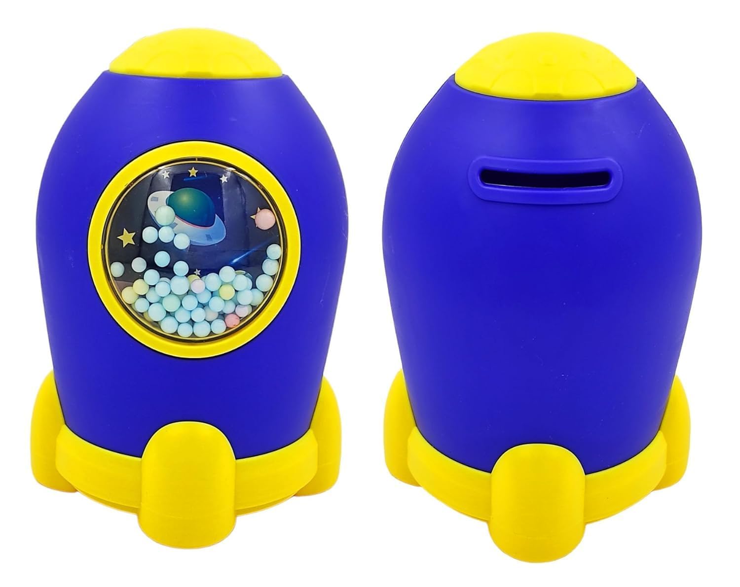 Pink Piggy Bank for Kids - Fingerprint & Electronic Lock -11