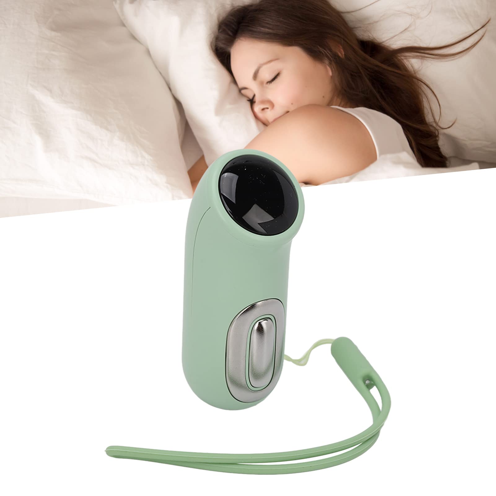 Dispositivo de ayuda al sueño, dispositivo de sujeción para dormir, dispositivo de ayuda para dormir de mano, instrumento de sueño portátil de 2 modos para insomnes, alivia la ansiedad, liberación