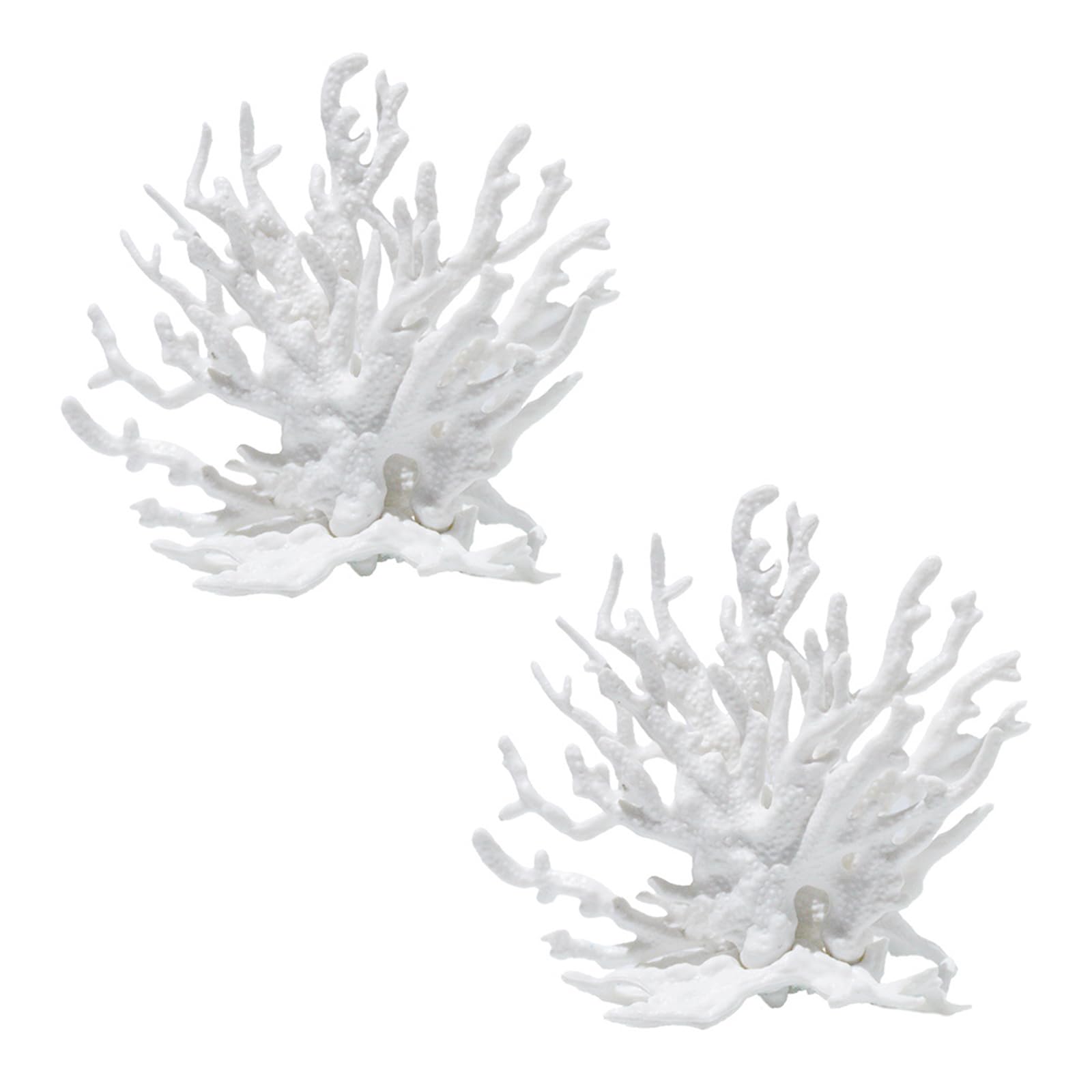 2 Pièces Corail Artificiel, Décoration en Faux Corail, Corails Artificiel Aquarium Décoration, Branches de Corails Artificielles pour Aquarium, 9 X 4 X 8.5 CM, pour Paysage D'aquarium