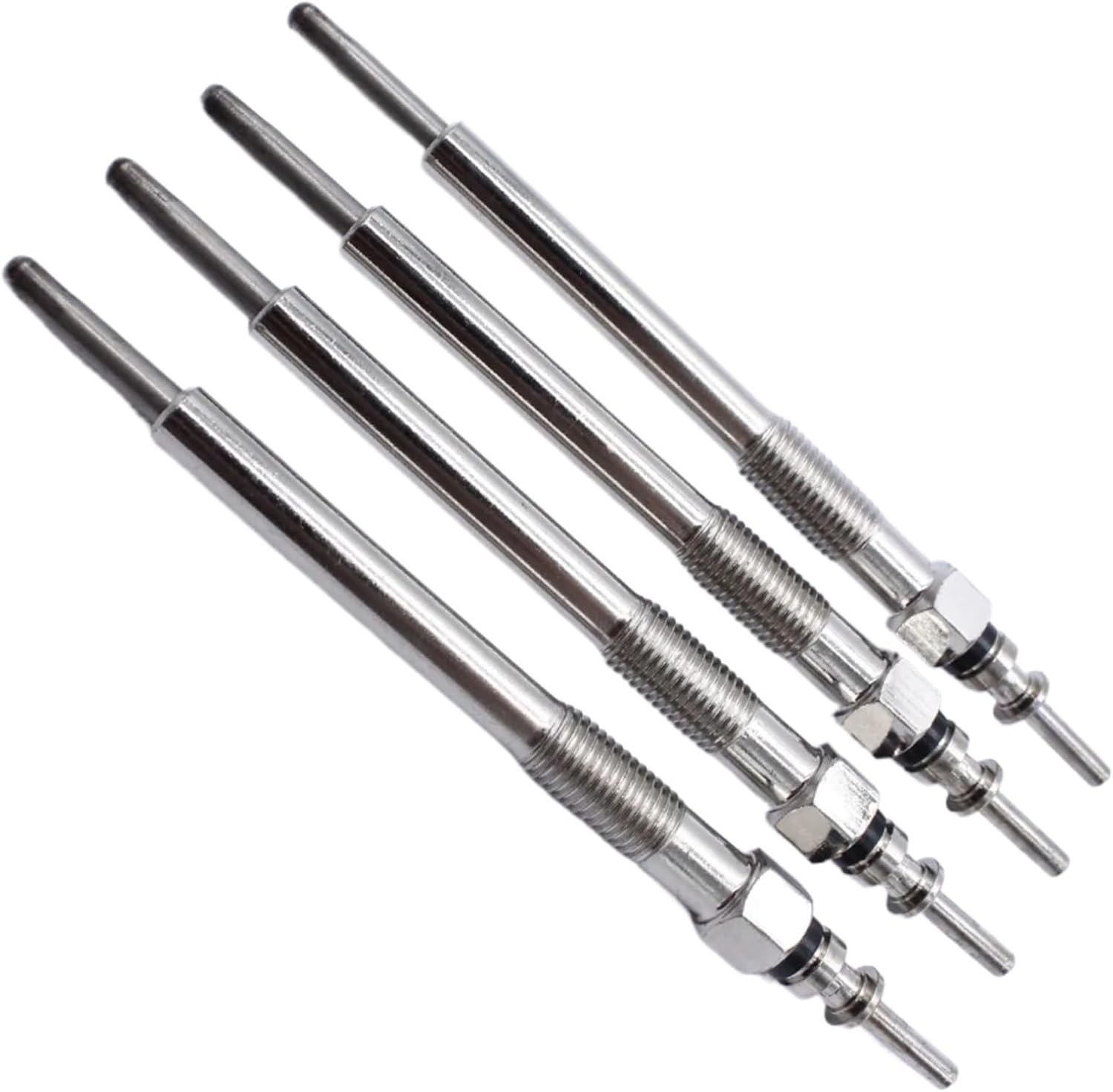Car Glow Plug Set Compatible with Opel For Zafira B 2008 2009 2010 2011 97210818 97389905 Replacement Automatic Parts Diesel Engine Heater Glow Plug