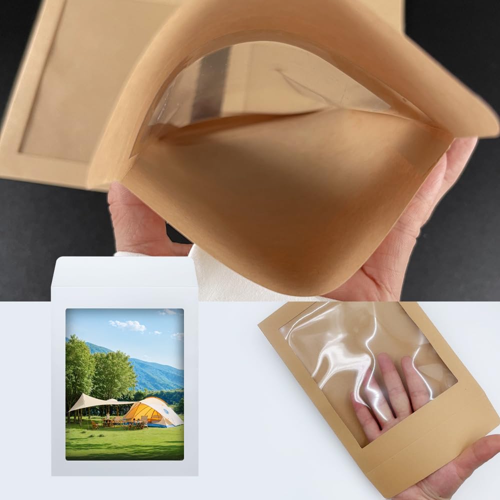Enveloppes A4 Blanc avec Fenêtre Lot de 15 22.5x32.5 cm