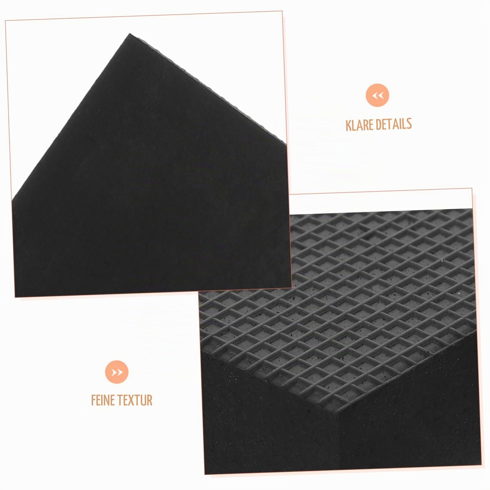 Toyvian 8 Stück rutschfeste Gummi Pflanztopffüße 50x50x15mm Kleine Blumentopferhöhung Für Außentöpfe Terrasse Balkon Stapelbare Pflanzenerhöhung Mit Bodenschutz
