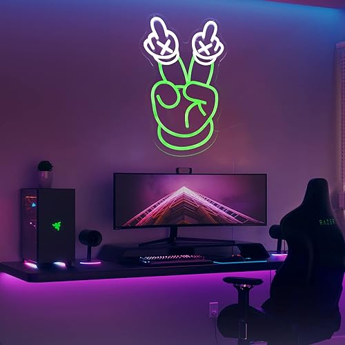 Miniatura 9 de Letrero de neón blanco con letra LED de neón con un número, luz de neón para dormitorio, primer cumpleaños, fiesta de Navidad, sala de juegos, club