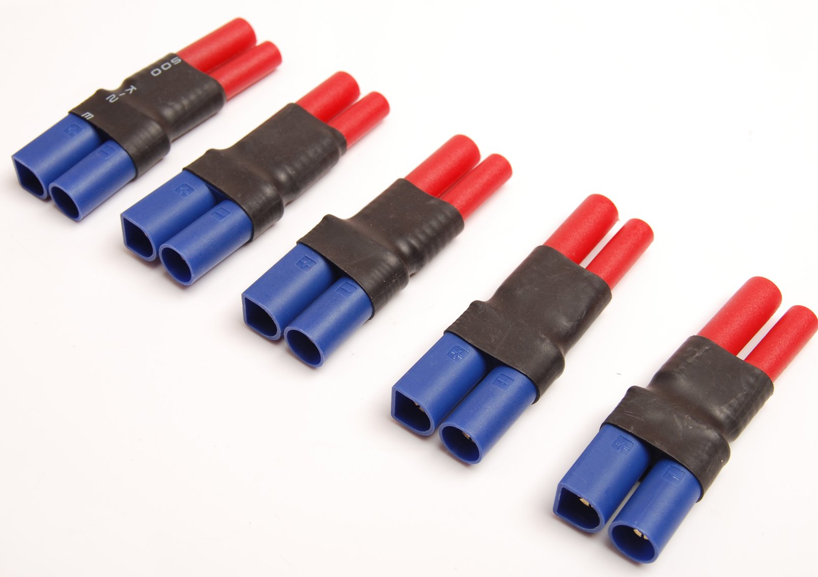 YIHANG Pack(5) New Male EC5 to 4MM Bullet Adapter for RC FPV Drone Turnigy HXT Zippy