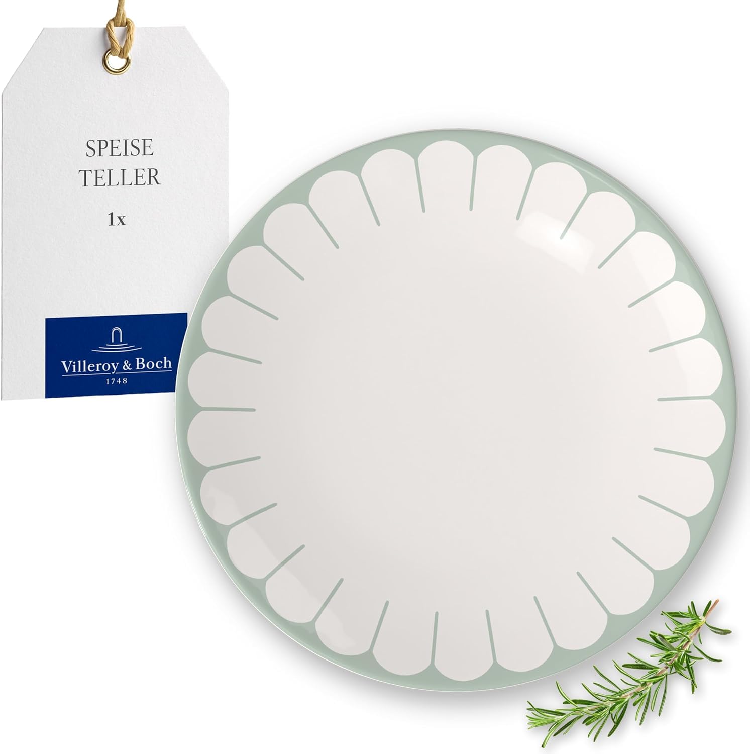 Villeroy & Boch Assiette à Servir Fleur Multicolore 32 Cm – Porcelaine Premium Motif Floral – Résistante Lave-vaisselle & Micro-ondes – Style Mix & Match