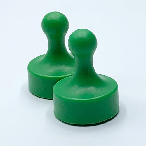 Miniatura 43 de GLASSBOARD STUDIO Potentes imanes de neodimio, en forma de peón, fuerte imán para nevera/refrigerador y pizarra blanca, ideal para oficina, cocina