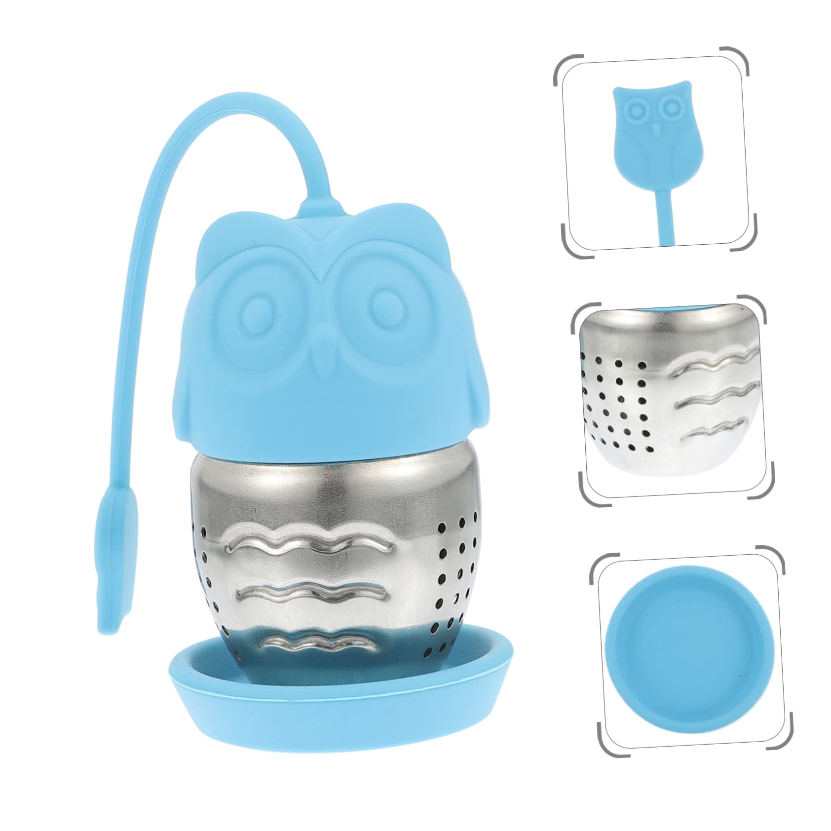 WOONEKY 6pièces Infuseurs à Thé Silicone Outils De Filtration Pour Thé Vrac Sachets Réutilisables Pour Tasses Et Théières
