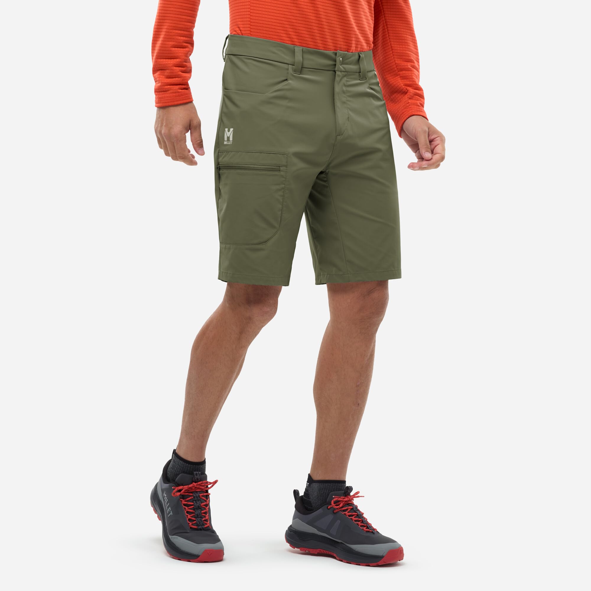 MILLET Short Homme Randonnée Stretch Déperlant Respirant Confort