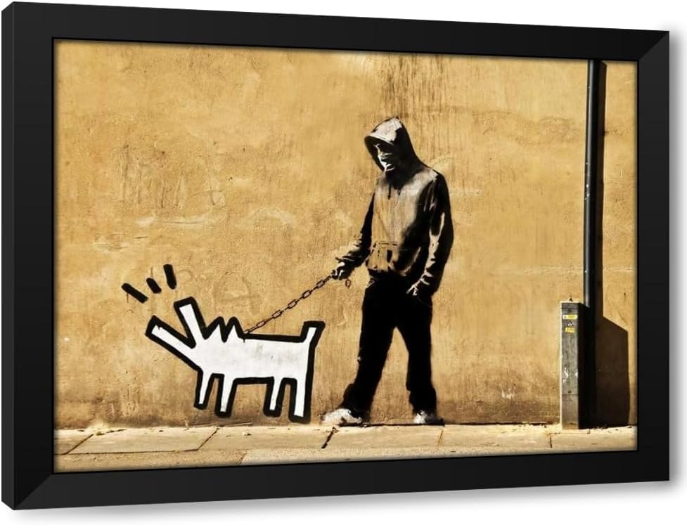 ArtDirect Grange Road Bermondsey London-graffiti attributed to Banksy Custom Framed Art Print Giclee Print or Canvas Options with Various Sizes and Customization by Anonymous