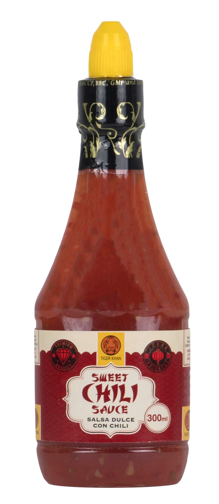 TIGER KHAN Salsa Asiática Sweet Chili 300ml | Pack de 12