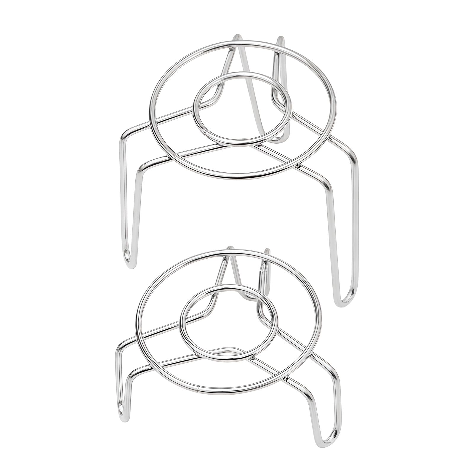 Kaeltsyn Stainlessed Steel Small Steamer Rack Base for Efficient Cooking and Meal Preparation in Small Kitchens Stand