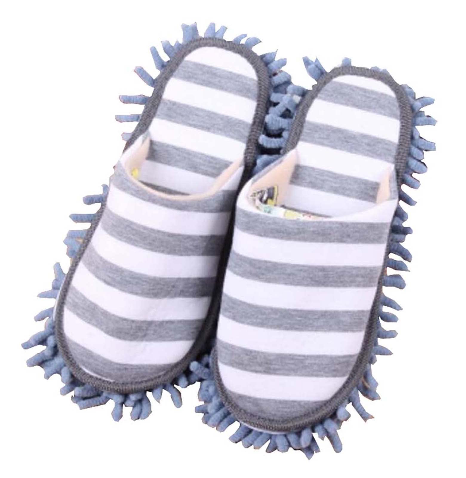 Lazy Mopping Slippers Microfiber Cleaning Floor Dust Cleaning Shoes - View #5