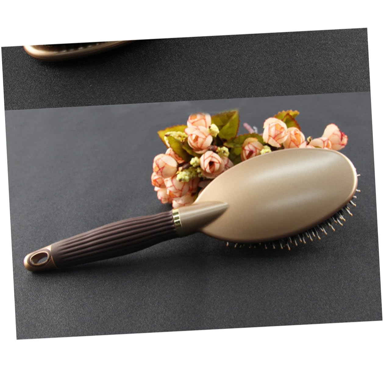 FRCOLOR 2 Cepillos De Pelo Para Hombres Y Mujeres Con Cerdas De Jabalí Para Peinados Lisos Y Rizados.