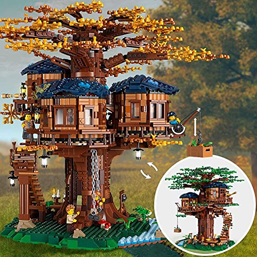 Ideas Baumhaus Konstruktionsspielzeug Bausteine Modell, 3117 Teile Haus Bausatz Klemmbausteine Kompatibel Mit Lego… – Bild 3