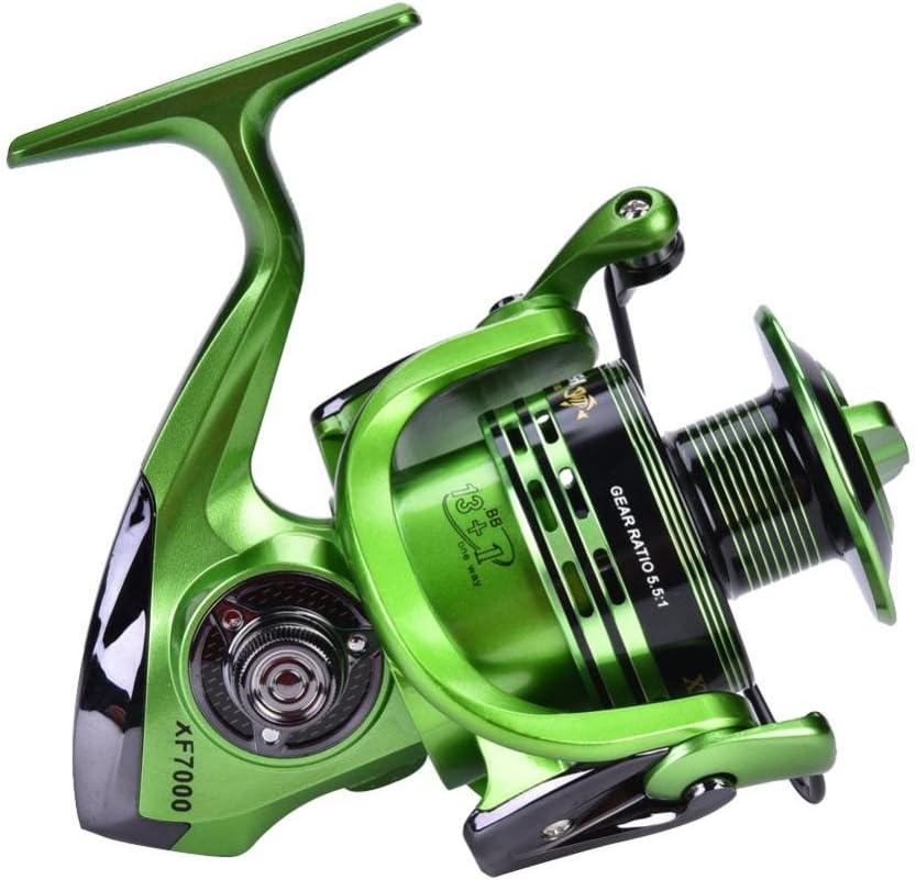 Fishing Reel, Smooth Anti-Casting Spinning Reel for Saltwater and Freshwater Fishing #7000