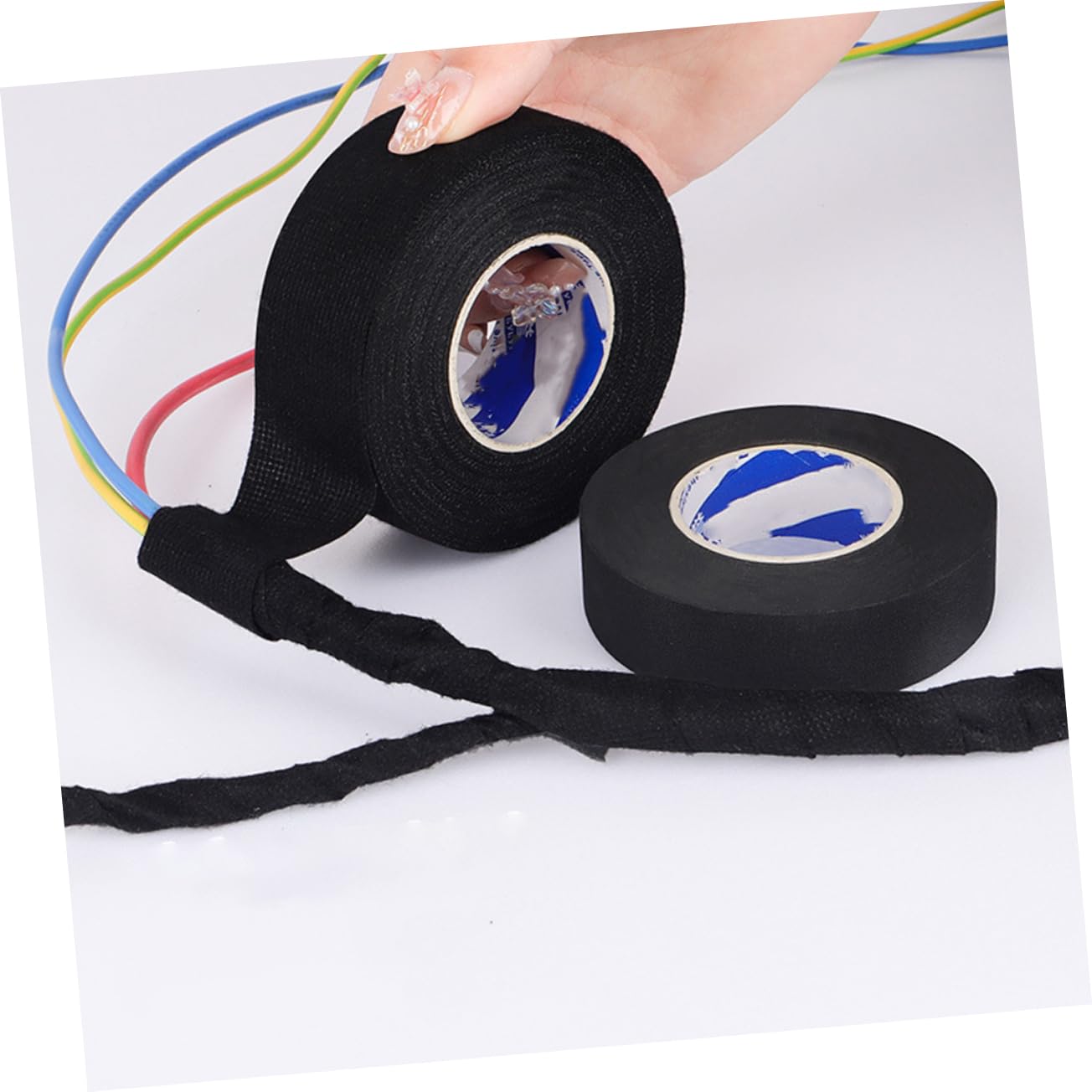 ifundom 1Roll Tennis Racket Grip Tape Skid Absorbent Badminton Handle Grip Tape Wide Long Durable Reusable for Sweaty Hands Sports Activities