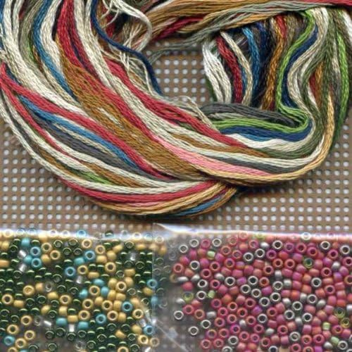 Miniatura 3 de Mesa Santa - Kit de punto de cruz con cuentas MH20-1303 Mill Hill 2011 Southwest Santas