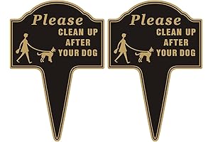 Yuntarda Caution Poop Sign: Keep Your Yard Clean
