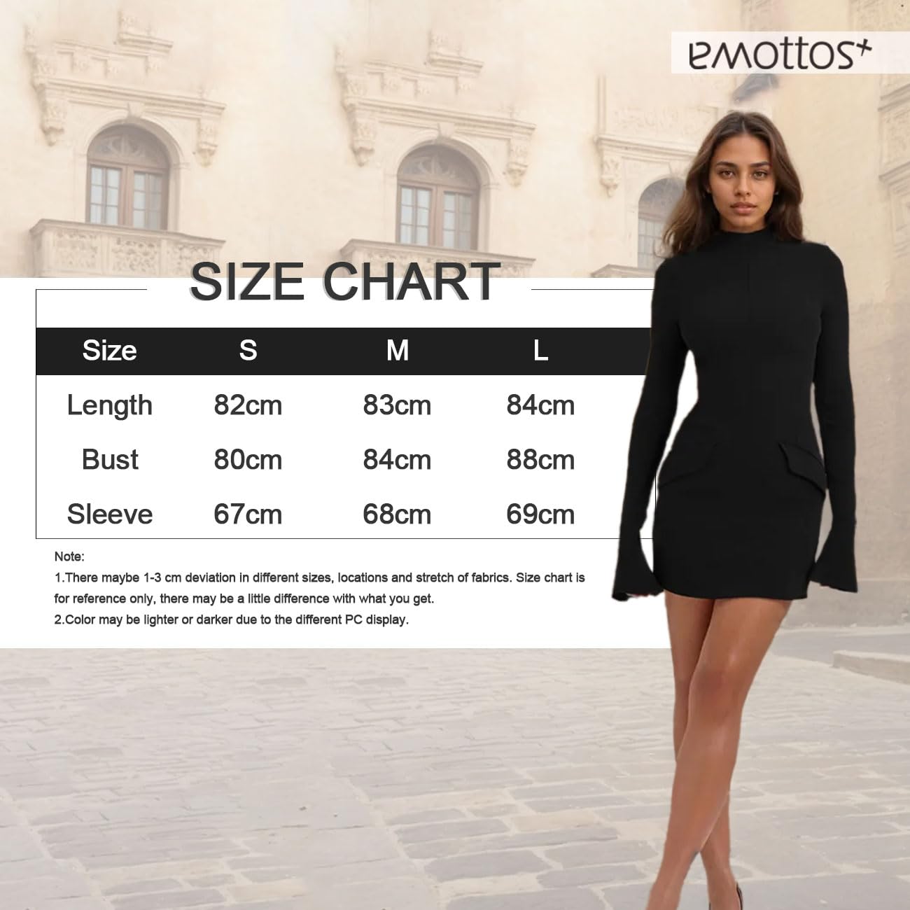 Mujer Twisted Wrap MiniVestido, Cocktail Ruffle Vestidos con Cintura Elástica, Slim Fit Bodycon Vestido con Cuello Redondo, Casual Vestidos para Clubbing Fiesta Cocktail Cumpleaños, Negro, S-L