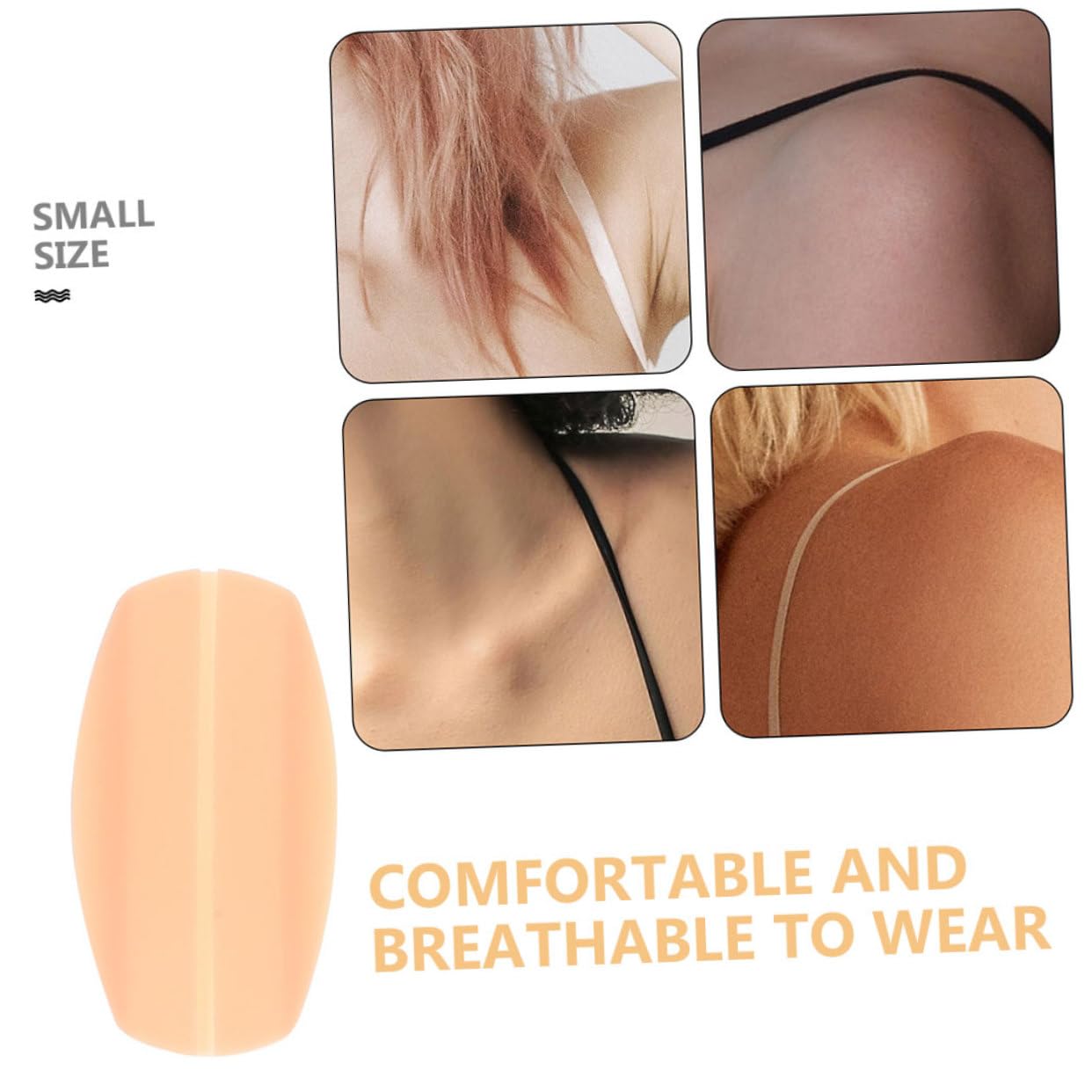Beaupretty Hombreras Hombro Sostén Invisible Almohadillas Apoyo Hombrera Antideslizante Cojín De Silicona Para Correa Hombrera Reutilizable Cojines De Correa Gel De Sílice