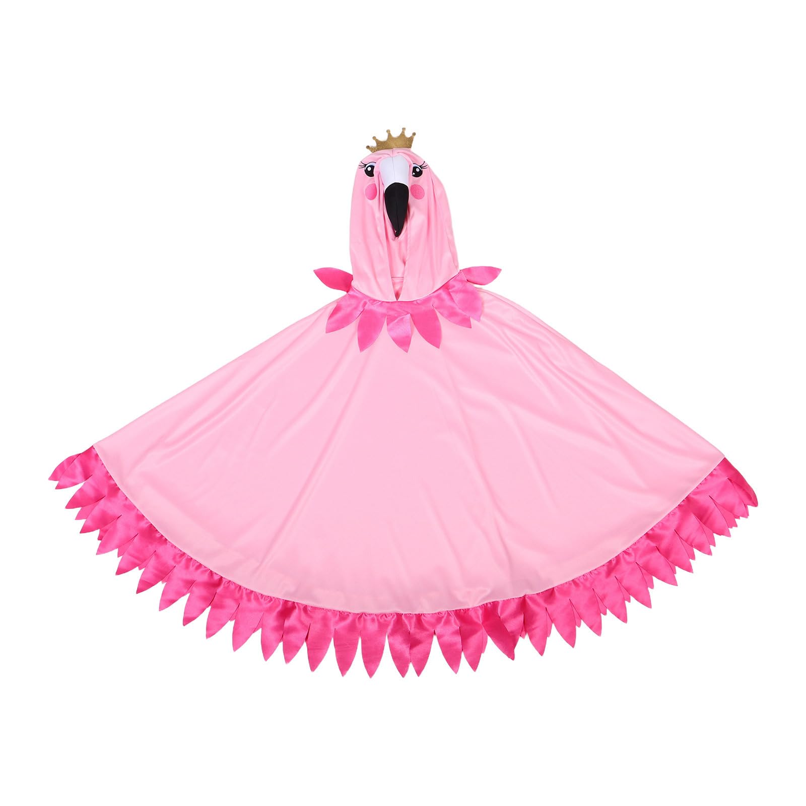 TOYANDONA Costume da Fenicottero Mantello Cappuccio, Adulti