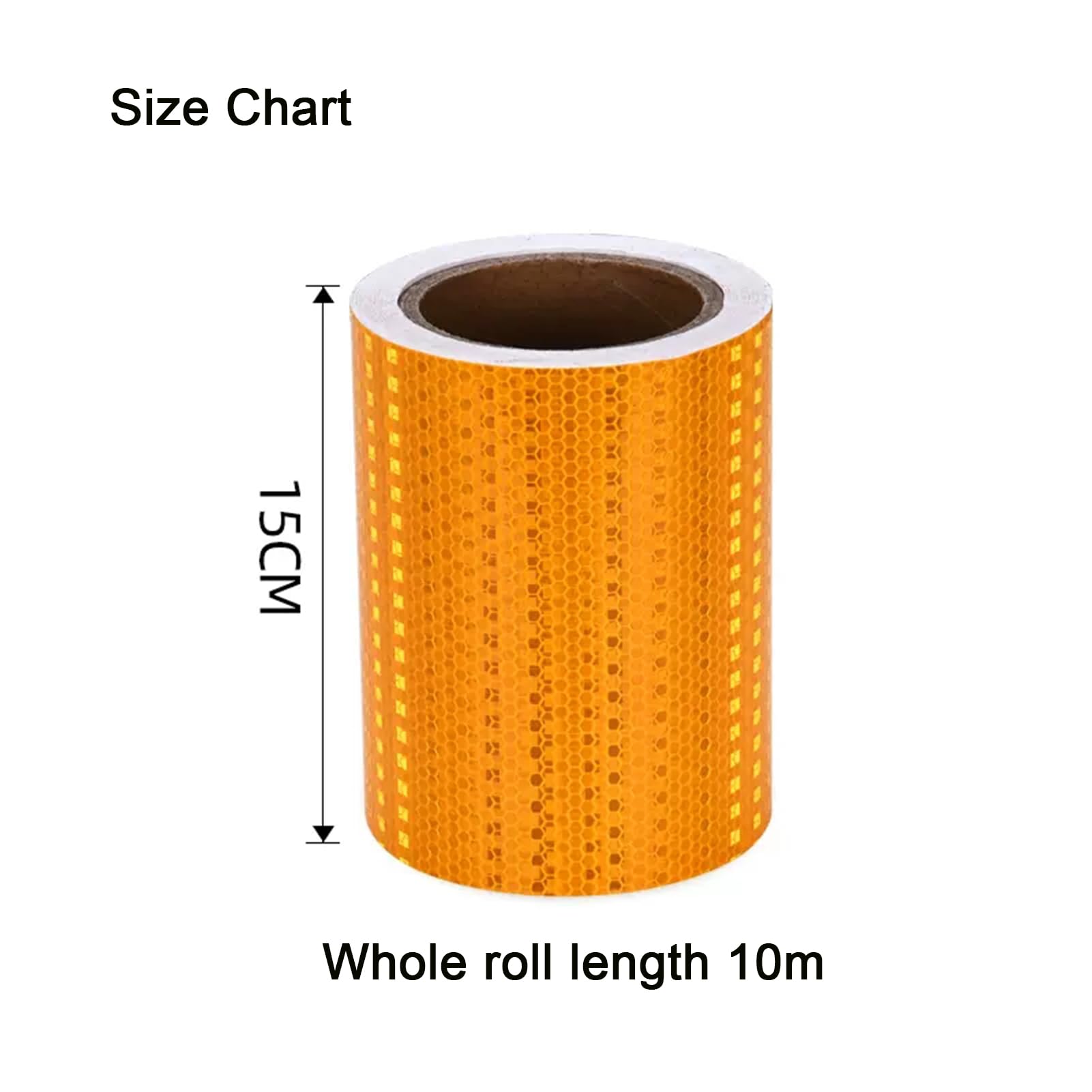 bei Nacht Sicherheitswarnung ReflectiveTape， Reflektorband High Vis, Sicherheitsklebeband von guter Qualität for den Außenbereich, selbstklebende Warn- und Sicherheitsmarkierungsaufkleber for Fahrrad,