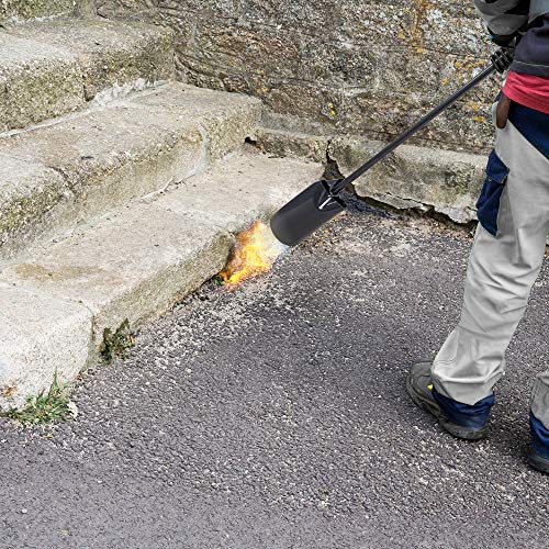 Ivation 500,00 Btu Propane Torch, Heavy Duty Weed Burner, Extra Long 10’ Hose, Adjustable Flame Control & Flint Ignitor, Outdoor Weed Killer For Weeds, Snow Melting, Roofing, Roads & More #TOP6