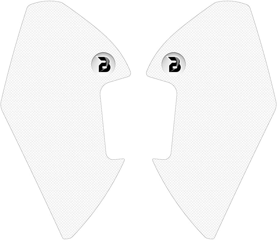 BLOQ Motorcycle Tank Grips compatible with BMW R1200GS ADVENTURE (2004-2013) HiGrip - CLEAR