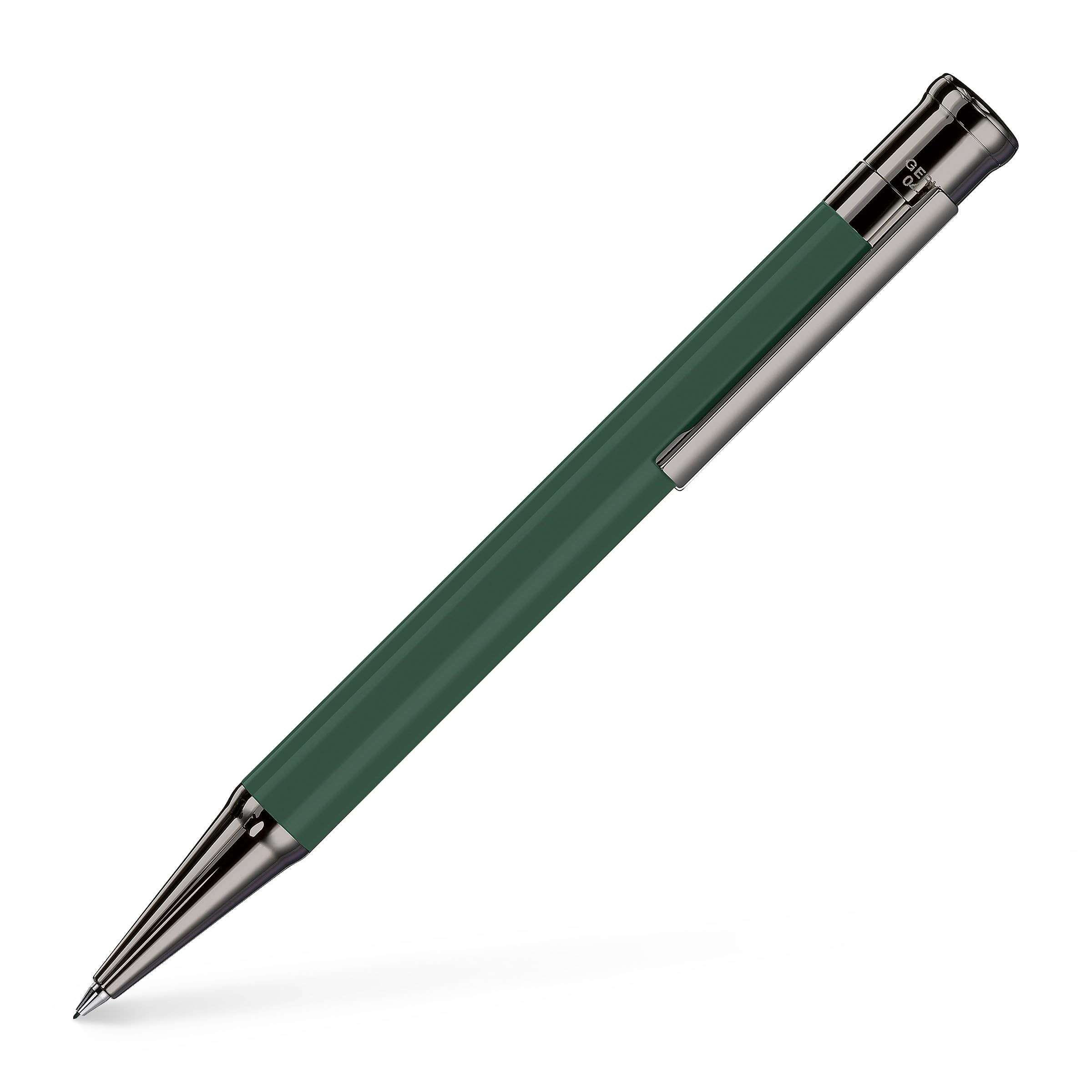 Otto Hutt 002-18824 - Druckbleistift Design 04 in Salbeigrün - Bleistift mit hochwertiger Beschichtung und glänzender Oberfläche - mit 0,7 mm Minen und Radiergummi