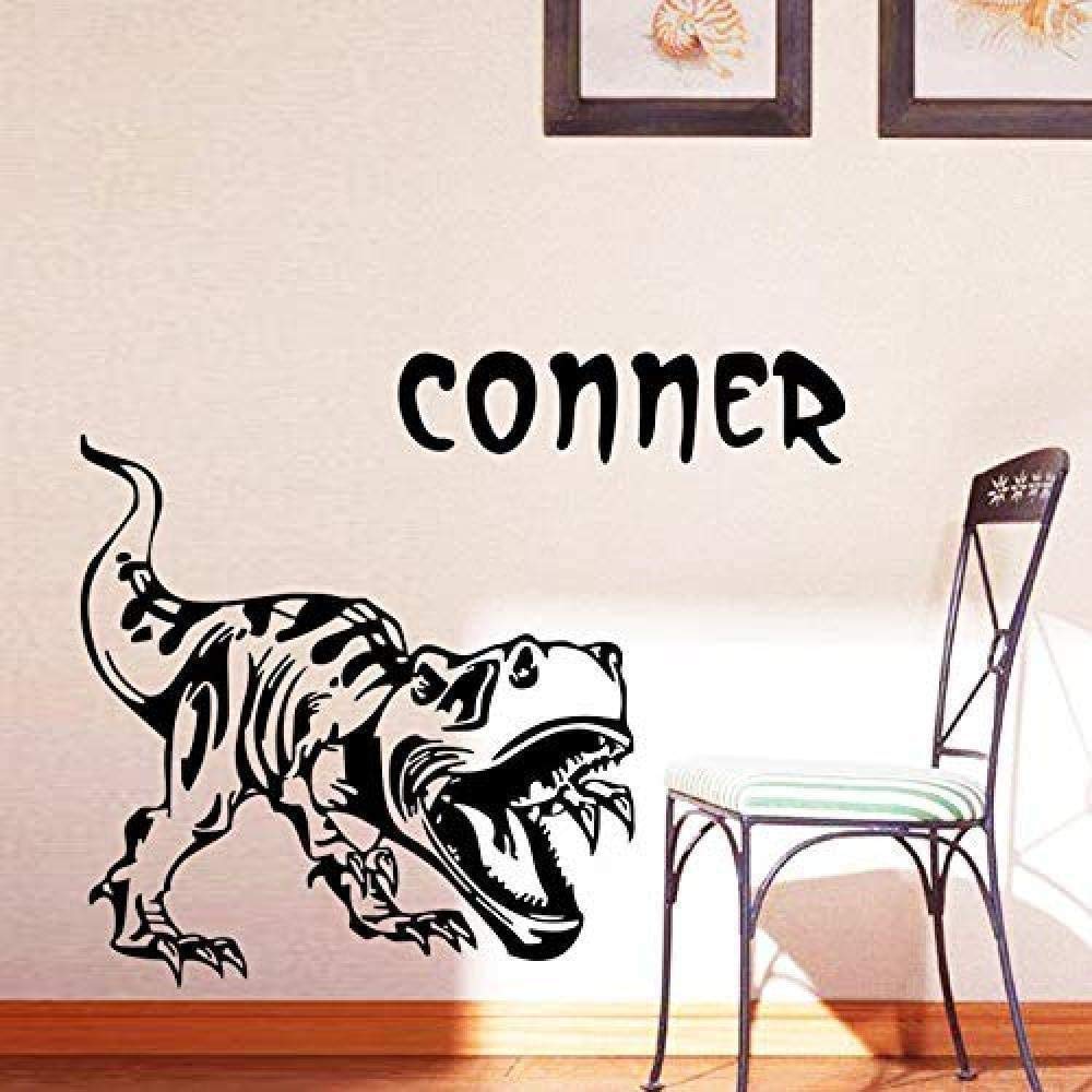 Wall Sticker Art Decal Vinyl Mural Black Dinosaur Kids Room Family Animal Automatic Collant 60*86Cm