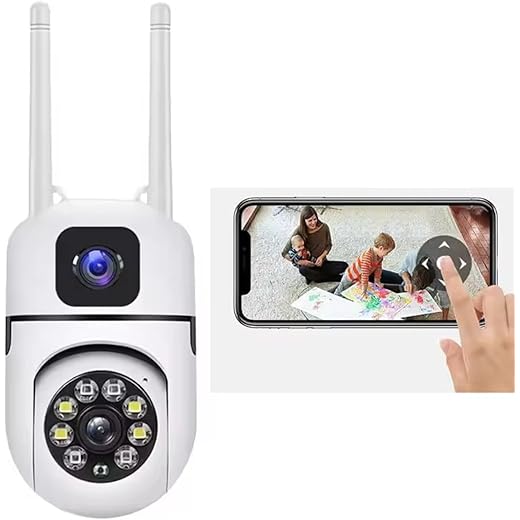 Panoramic Mini Dual Lens PTZ Camera 5.5MP