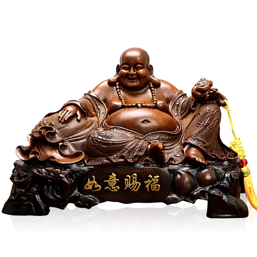 Dieu de la richesse Fengshui et son support suspendu pour éliminer le stress