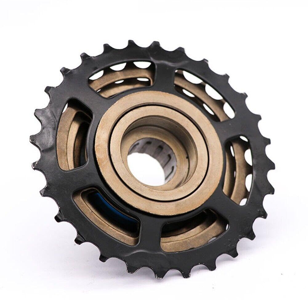 Cerchio Ruota Posteriore Completa 26" x 1.75 con Copertone 26x1.95, Camera d’Aria Valvola Italiana e Pignone 6 Velocità – Kit City Bike/Olanda Bicicletta da Passeggio