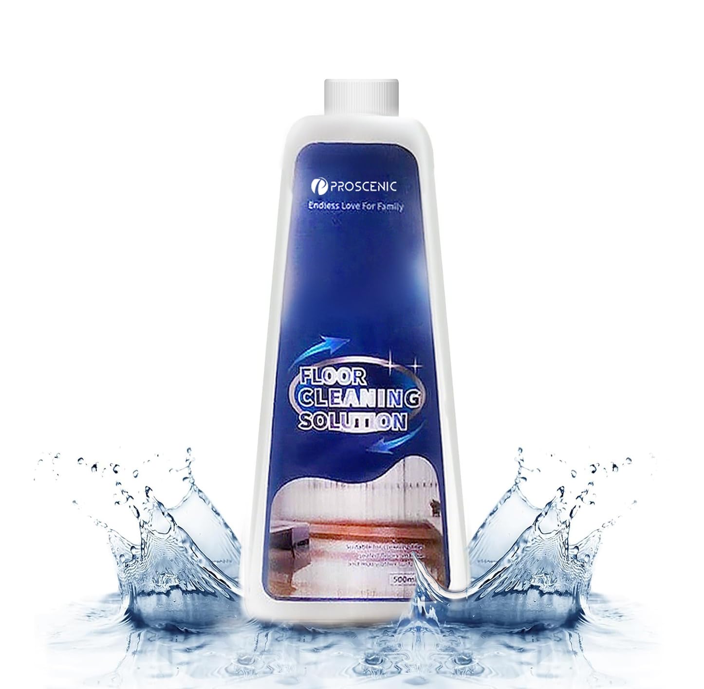 Proscenic Detergente originale multi-superficie, per F10 ultra/F10 Pro/F20A, adatto per tutti i pavimenti duri, sicuro per bambini e animali domestici, 500 ml