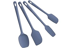 4 Pieces Silicone Spatula Set: Essential Tool for Nonstick Cookware