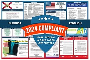 Florida Labor Law Poster 2024 - Accurate & Up-to-Date | English