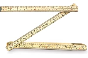 Folding Wood Extendible Ruler: Precision Measurement Companion