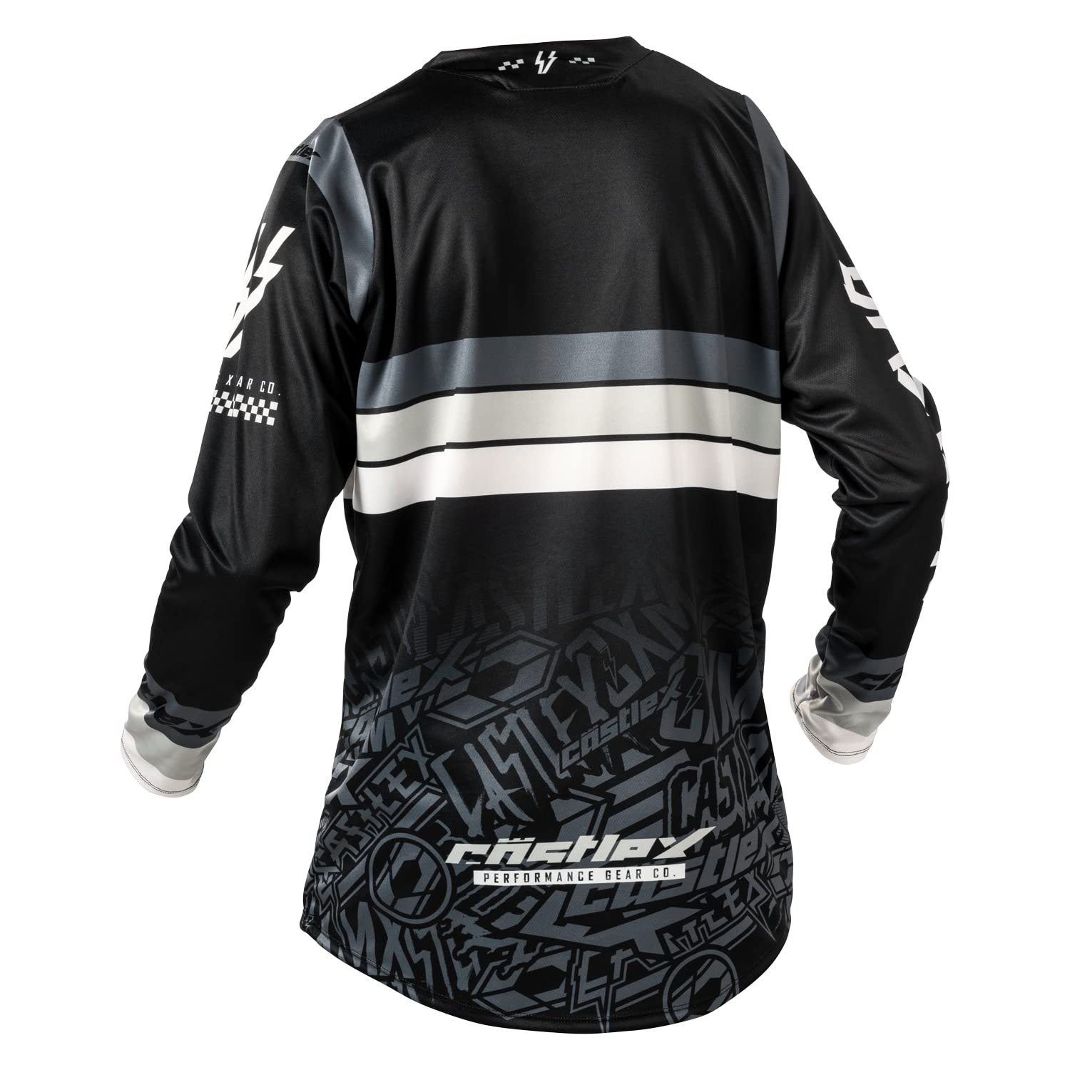 Castle X R1MX Jersey (Black/Charcoal/White - 3X-Large)