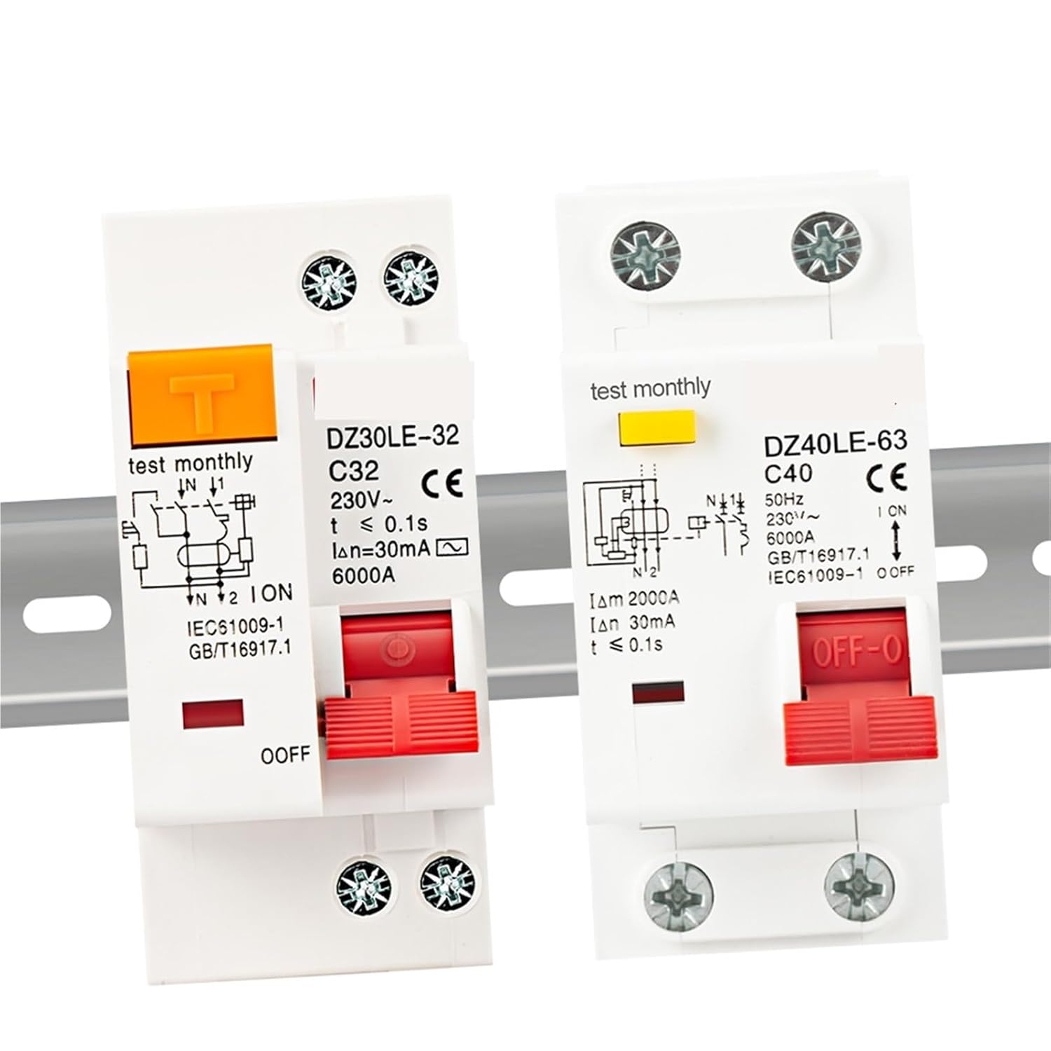 1P+N 230V DZ30L DZ40LE EPNL DPNL 6-63A 残留電流遮断器(20A)