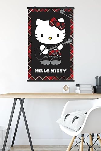 Miniatura 5 de Trends International Hello Kitty - Póster de pared punk, 22.37 x 34.00 pulgadas, paquete de póster y clip