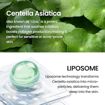 Liposome Waterful Bubble Toner, Moisturising Foam Tonic for Sensitive Skin with Asian Centella TECA, Korean Skin Care for Problem Skin (5.07fl.oz, 150 ml)