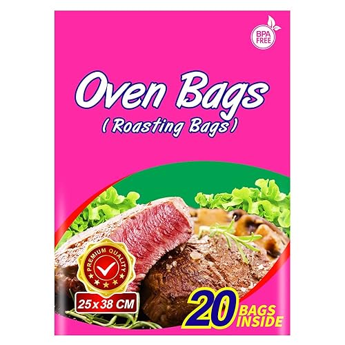 20Counts Oven Bags, Cooking Roasting Bags for Meats Chicken Fish