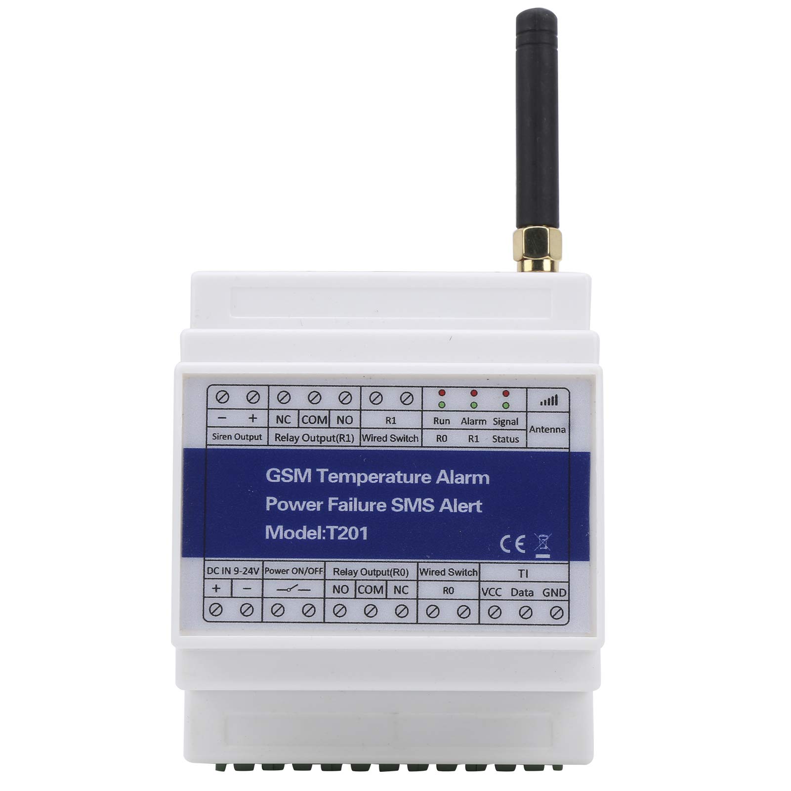 Alerta de falla de energía GSM con informe de temporizador y salida de relé