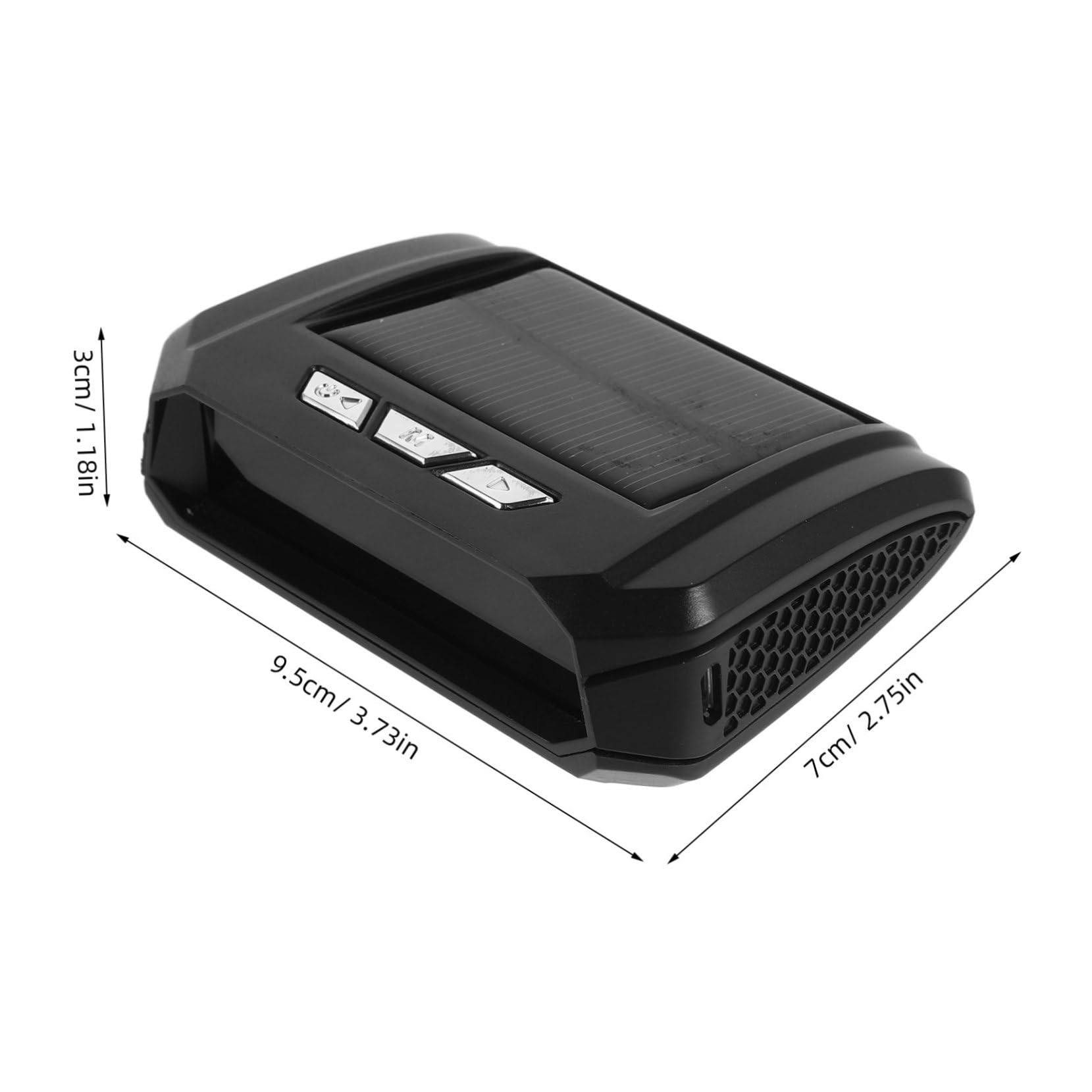 Reloj Solar Digital de Salpicadero para Coche con Fecha y Temperatura