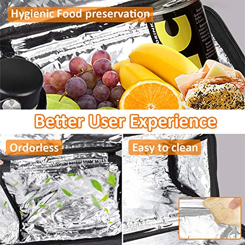 image for SPORUS Bike Basket with Thickened Thermal Aluminum Foil and Waterproof