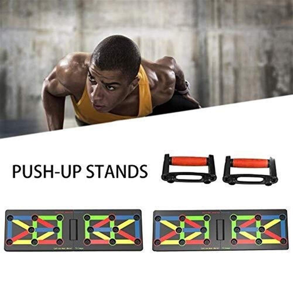 9in1 Liegestützbrett Faltbar - Multifunktions Push Up Board Für Zuhause