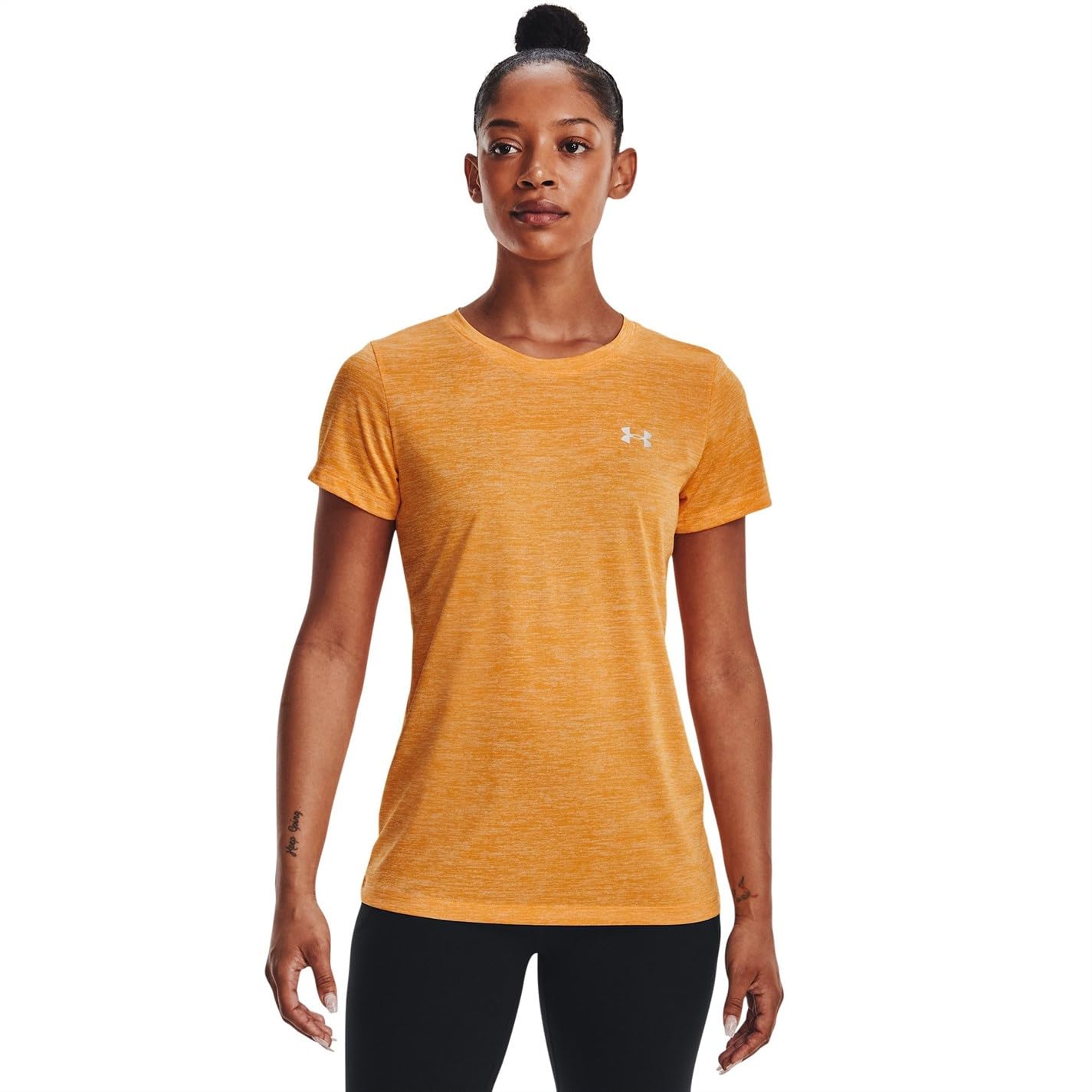 Under Armour Ua Hg Ss Camisa de Manga Corta, Mujer