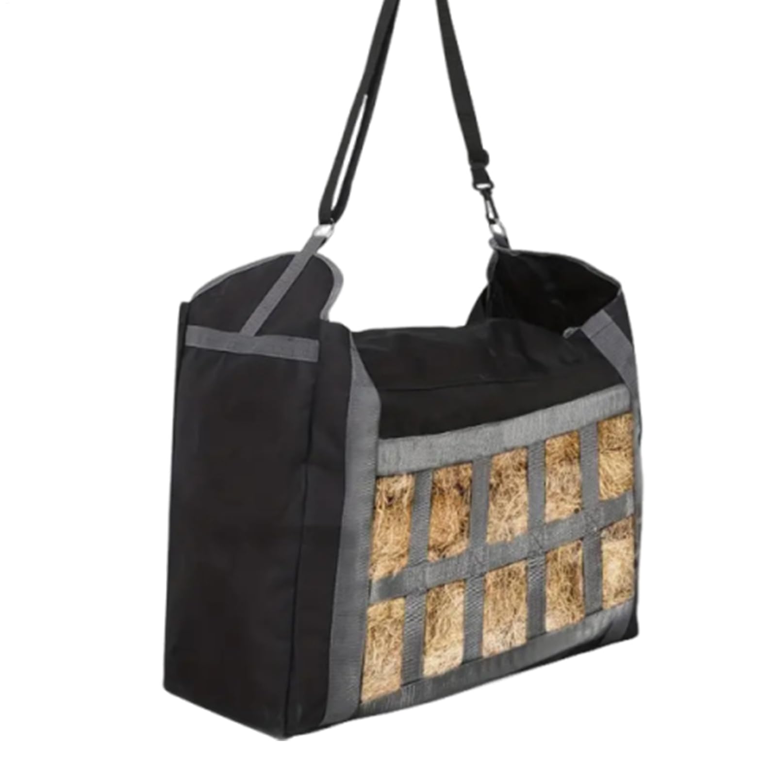 Hay Bale Bag - 80L Waterproof Hanging Feeder, Portable Animal Food Storage, Large Capacity Tote Bale, Waterproof Storage, Durable Large Capacity For Goats Cattle Donkeys Sheep Farm Livestock Feeding